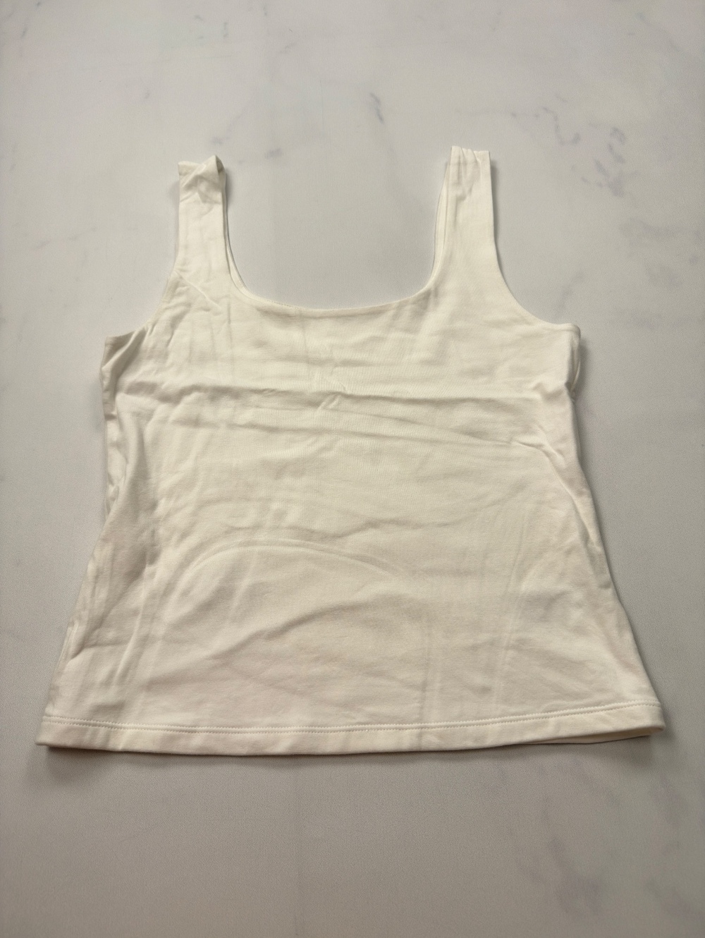 Old Navy Basic Tank Top White 2000s Minimalist - Womens M
